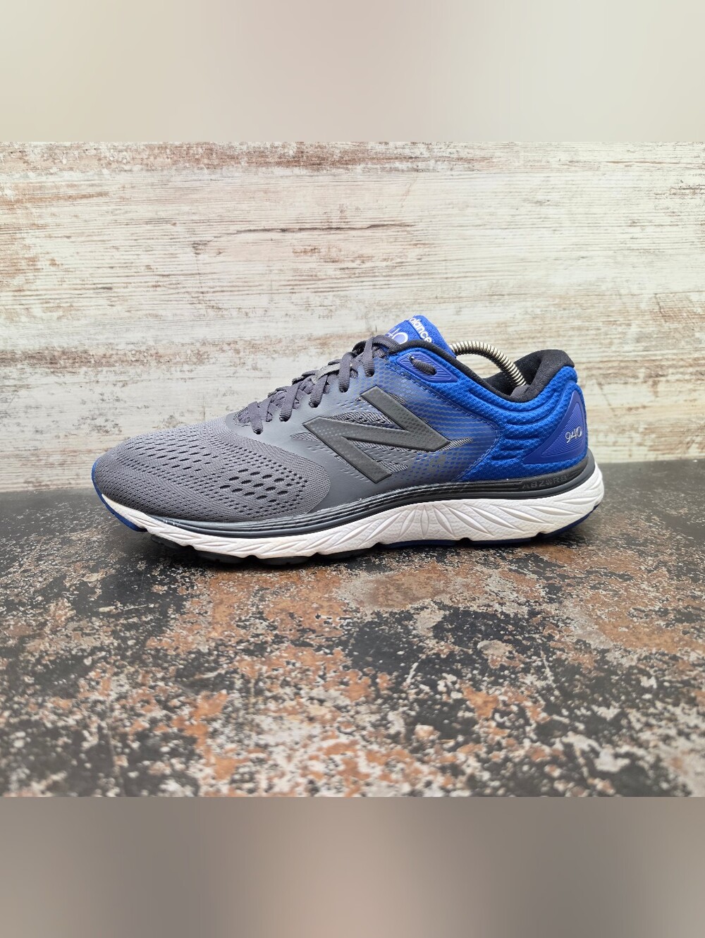Mens New Balance 940 V4 Running Shoes Sz 12 Used M940CB4 Gray Blue